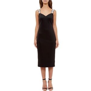 Ted Baker Mally Embellished Cocktail Midi Dress